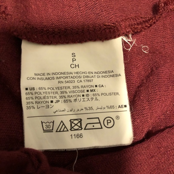 Old Navy Maroon Shirt - Picture 4 of 4